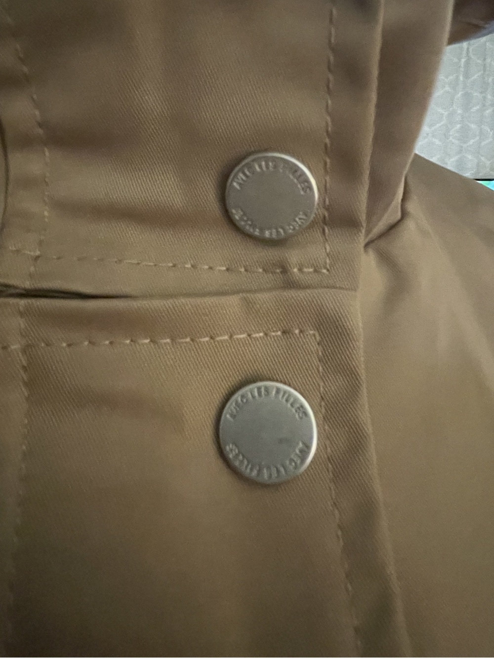 NWT AVEC LES FILLES Women's Fawn Hooded Trench Coat Jacket M - Picture 15 of 15
